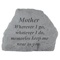 Berry Kay - Inc. Mother Wherever I Go-Whatever I Do - Memorial - 6.5 Inches x 4.75 Inches 16420